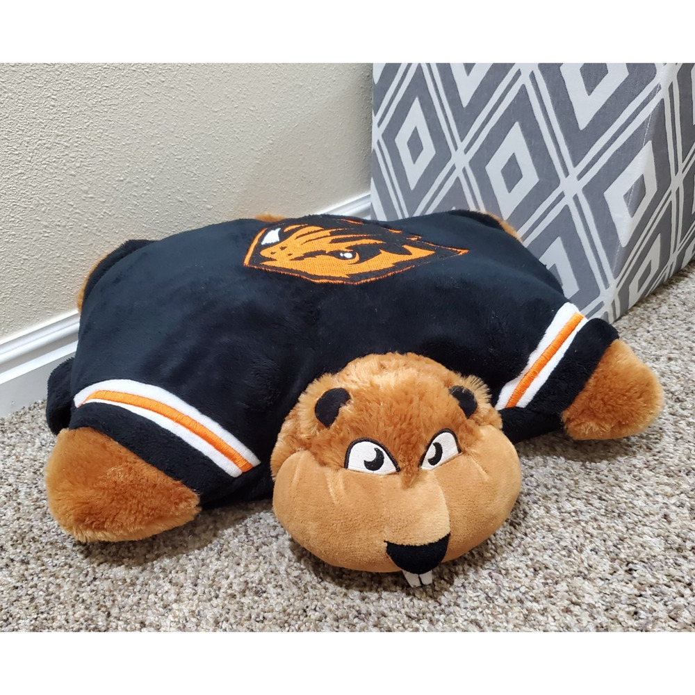 My Pillow Pets Oregon State Beavers Plush Pillow NCAA Mascot Stuffed Animal - Picture 5 of 8